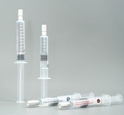 冲洗注射器 - VA02 series - GenSci Group - 盐溶液 / 10毫升 / 预填充