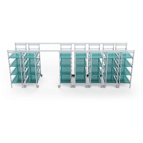 模块化搁板货架 - TT6040-1 - Topmodul - 用于容器 / 用于篮筐 / 药房