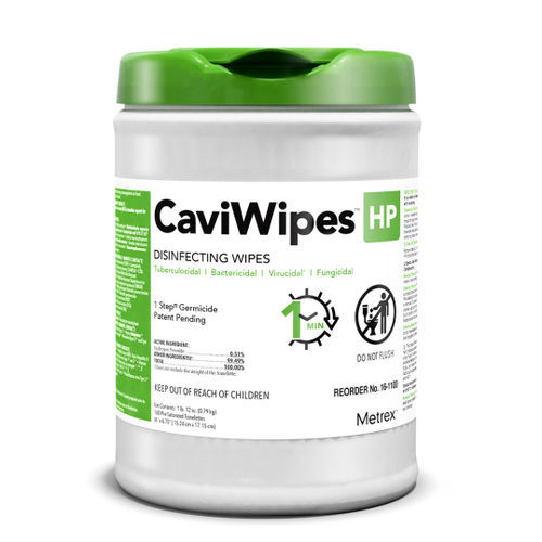 地板和表面清洁湿巾 - CaviWipes™ HP - Metrex - 160个 / 65个装