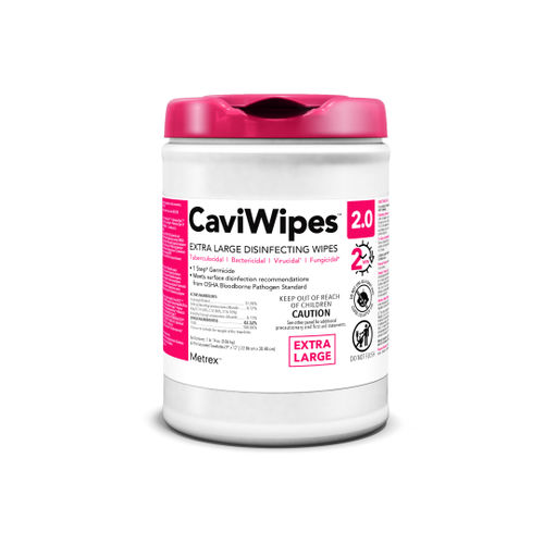 地板和表面清洁湿巾 - CaviWipes™ 2.0 - Metrex - 160个 / 65个装