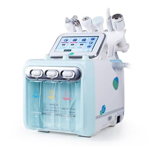 微磨皮美容护理仪 - Portable Aquafacial 6 handle - Miramhoo Aesthetics - 超声波透热仪 / 氧气针刺装置 / 机械去角质仪