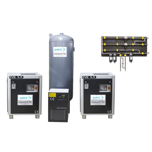 医用空压站 - PNT-HS-PLC-X - Point Medical Gas Systems - 实验室 / 螺杆 / 带有空气干燥器