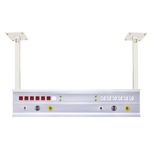 壁挂床头设备带 - PNT-TA-CK-L - Point Medical Gas Systems - 卧式 / 模块化 / 吊顶