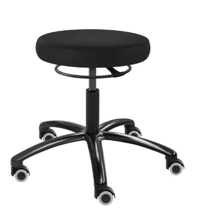 医用圆凳 - SELLA-MED Laudatio Black Edition - SIMPEX - 可调高度 / 回转 / 带滑轮