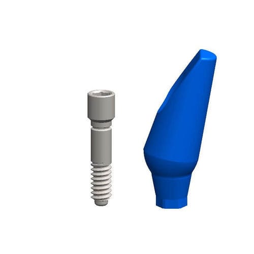 钛种植体基台 - Dental Evolutions, Inc - 内部 / 直线型 / 角形