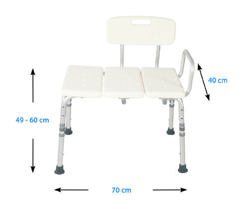 行动不便人士浴室座椅 - Bathtub Transfer Seat - Alfacare - 可调高度 / 折叠