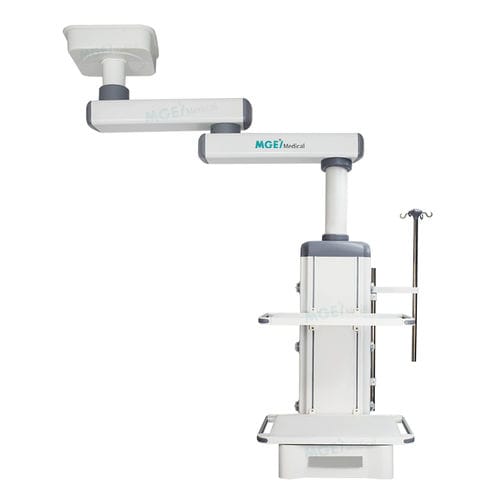吊顶医用吊塔 - STP2B - Medige International Industries - 重症监护 / 铰接式 / 带吊篮