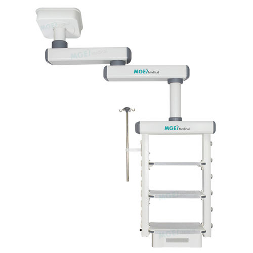 吊顶医用吊塔 - MGE-STP3D - Medige International Industries - 内窥镜 / 铰接式 / 带吊篮