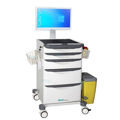 PC面板电脑推车 - MGE-T19 - Medige International Industries - 带抽屉