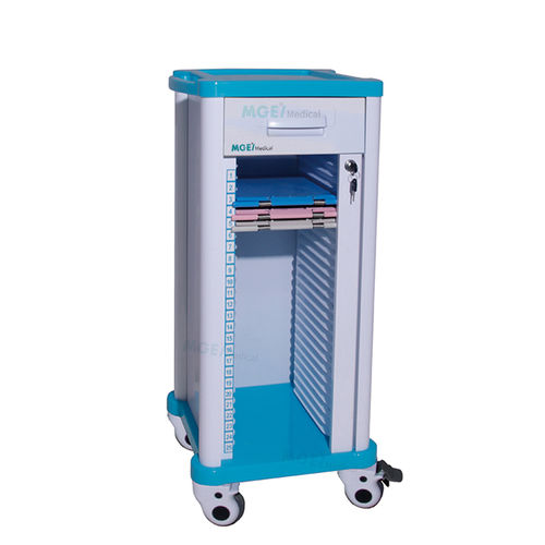 病历推车 - MGE-CHT2250 - Medige International Industries - 塑料 / 带抽屉 / 移动式