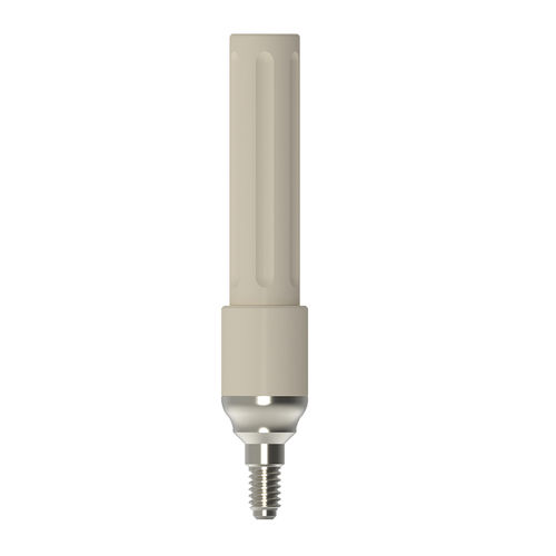 钛种植体基台 - HEX RP STRAIGHT MUA H1 - IML Swiss Dental Implants - 内部 / 直线型 / 角形