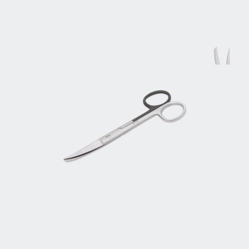 手术医用剪 - TCAR145CE - Blue Surgical Instruments - 兽用 / 弯曲
