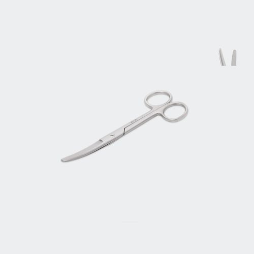 手术医用剪 - TCRR145C - Blue Surgical Instruments - 兽用 / 弯曲