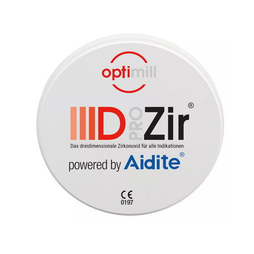 陶瓷牙科材料 - optimill IIID PRO Zir  - Dentona AG - 氧化锆 / 玻璃陶瓷 / 锆