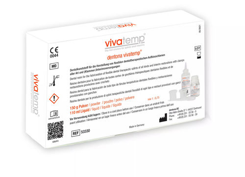 热塑性塑料牙科材料 - vivatemp ®  - Dentona AG - 树脂材质 / 牙齿修复 / 用于治疗固定托