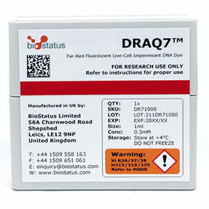 染色液试剂 - DRAQ7™ - BioStatus - 染色 / 流动血细胞计数