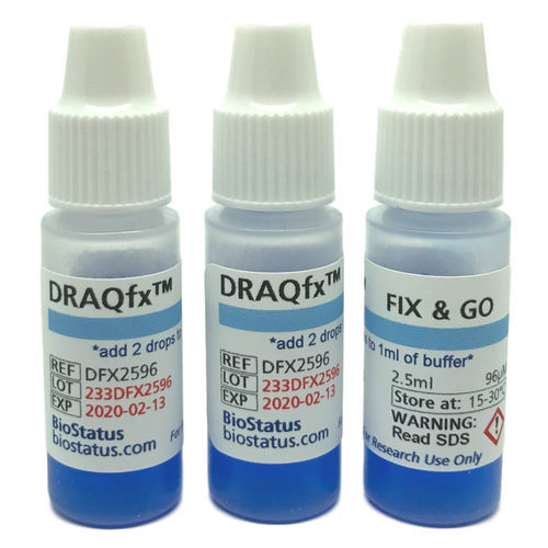 染色液试剂 - DRAQfx™ FIX & GO - BioStatus - 染色 / 用于研究 / 液体