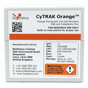 染色液试剂 - CyTRAK Orange™ - BioStatus - 染色 / 用于研究