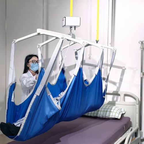手动移位机 - MD-T-200 - Shanghai Meddo Medical Devices Co., Ltd. - 电池供电 / 吊顶 / 高度可调节