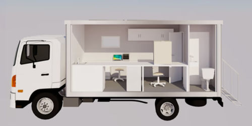 实验室移动医疗车 - Iveco - ICU AUTOMOTIVE IMPORT EXPORT AND CONSULTING. - 厢式货车 / 隔间式 / B型