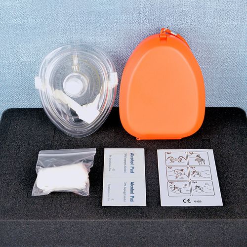 心肺复苏CPR复苏罩 - 3033 - Shenzhen WAP-health Technology - 不含乳胶 / PVC / 透明