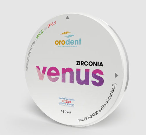 氧化锆牙科材料 - Venus  - Orodent srl - 用于牙桥 / 用于牙冠 / 用于牙嵌