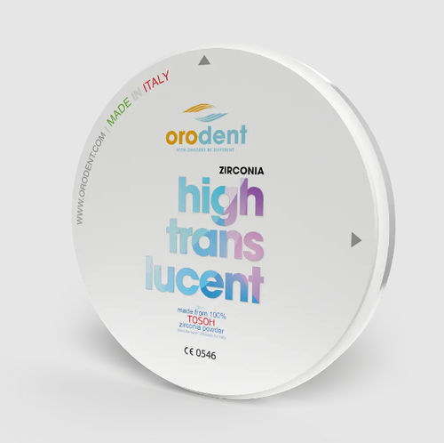 氧化锆牙科材料 - Orodent srl - 用于牙桥 / 用于牙冠 / 用于陶瓷分层