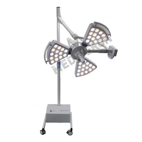 移动式无影灯 - MVL-3HC - Mediveron - LED / 220 V/50 Hz / 96