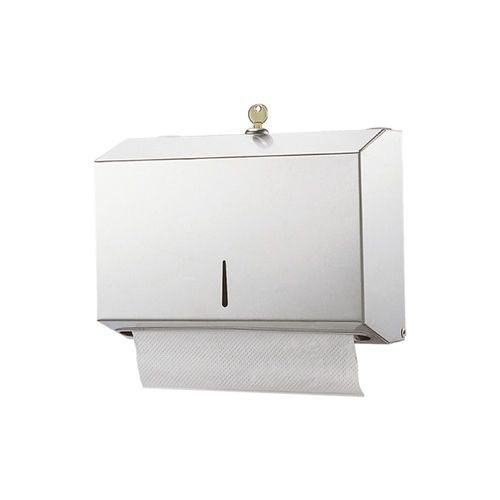 擦手纸分配器 - FD-918 series - Fanda Hygiene Co., Ltd - 壁挂 / 不锈钢