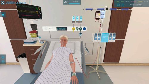 医用软件 - Anemia: Blood Transfusion - UbiSim - 用于护士护理 / 监护 / 培训