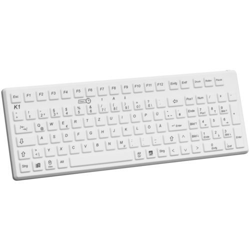带国际钥匙布局医用键盘 - K1-MED - CURSOR CONTROLS - 硅类橡胶 / USB / 防水