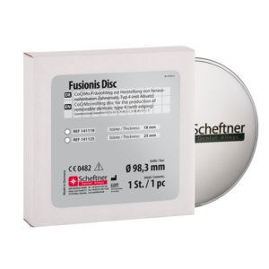 钴铬钼合金牙科材料 - Fusionis Disc - scheftner dental - 牙齿修复 / CAD/CAM / 铣削