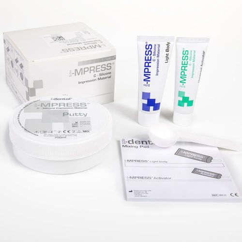 硅胶牙科材料包 - i-MPRESS - i-dental - 正畸 / 用于印模托盘 / 模型制作