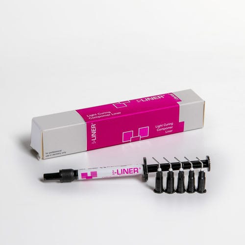 牙齿修复胶粘剂 - i-LINER - i-dental - 玻璃离聚物 / 光聚合