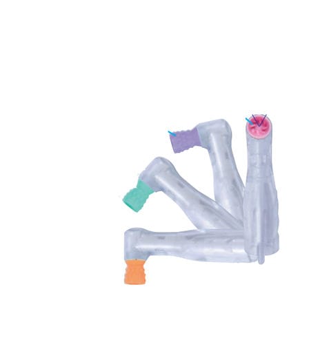 口腔预防弯手钻头 - CT3399-60WT - premium pluspoland - 电动 / 直接 / 一次性