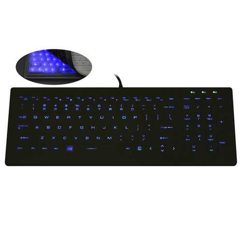 带数字键区医用键盘 - JH-IKB600BL - Jinghong Industrial - 硅胶 / USB / 防水