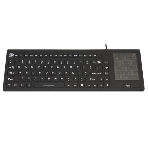 带触摸板医用键盘 - JH-IKB700 - Jinghong Industrial - 硅胶 / USB / 防水