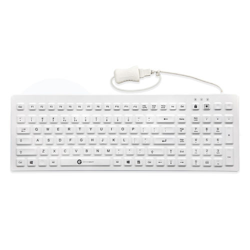带数字键区医用键盘 - PRIME PRO KSI-U10200 - GETT Asia Ltd. - 硅胶 / 防水 / 密封