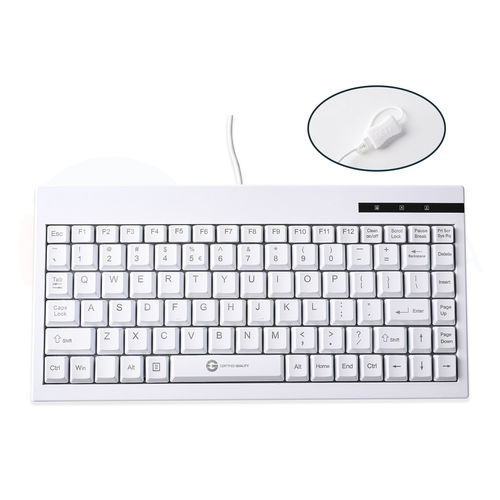带指针设备医用键盘 - BASIC COMPACT KPL-U10300 - GETT Asia Ltd. - 可水洗 / USB / 感染控制