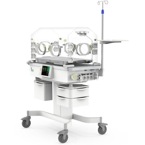 带滑轮新生儿保育箱 - EcoLa3000 - CHANGSHA BAMC MEDICAL DEVICES CO., LTD - 特伦德伦伯卧位 / 反特伦德伦伯卧位 / 带监护仪