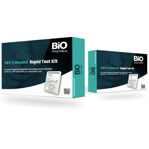 过敏快速诊断检测 - BioCard™  - Bio Diagnostics ltd - 单纯疱疹病毒 / ELISA / 化学发光免疫分析