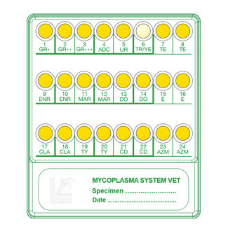 传染病快速诊断套装 - 72593 - Liofilchem S.r.l. - 抗生素敏感性测试 / 兽用 / 支原体
