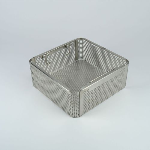 器械消毒篮 - SS490 series - STERICONT STERILIZASYON VE TIBBI ALETLER TIC. AS - 带孔 / 网格 / 加压加热