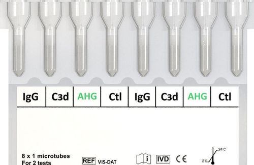 血型快速诊断套装 - VIS-DAT - Vision Biyoteknoloji Araştırma Geliş. Lab. Sis. Sa. ve Tic. Ltd. Şti. - IgG免疫球蛋白G / 血液