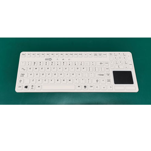 带触摸板医用键盘 - K10 - Guangzhou GT-Interaction Technology Co., Ltd - 硅胶 / USB / 抗菌