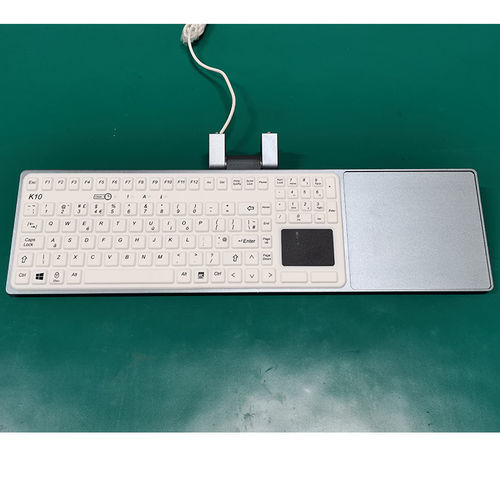 带触摸板医用键盘 - T530-SG - Guangzhou GT-Interaction Technology Co., Ltd - 铝制 / 可水洗 / 防感染