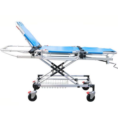 急救担架车 - YC-H1	 - Suzhou Tingeer Import and Export Co., Ltd. - 手动 / 可调高度 / 椅背可调