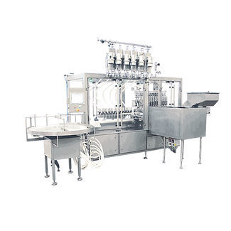 制药业灌装封口机 - LF 106 - PLÜMAT Maschinenbau Vertriebs-GmbH - 瓶子 / 自动 / 线性