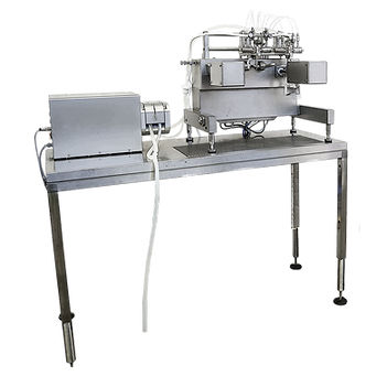 制药业灌装封口机 - F 014-2 BFU - PLÜMAT Maschinenbau Vertriebs-GmbH - 半自动