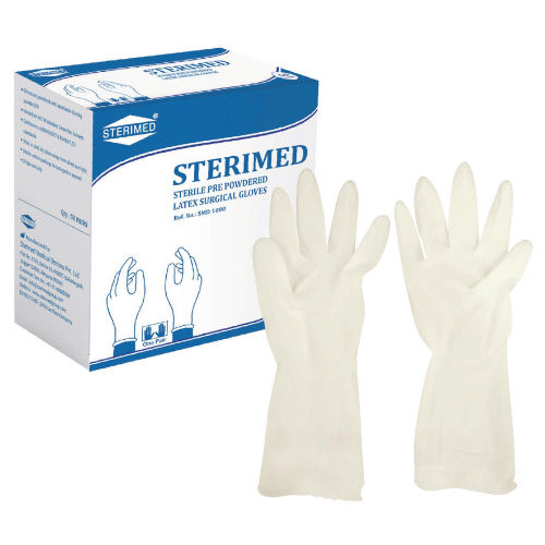 乳胶手套 - SMD 1000 - SteriMed Medical Devices - 手术 / 无粉 / 有粉